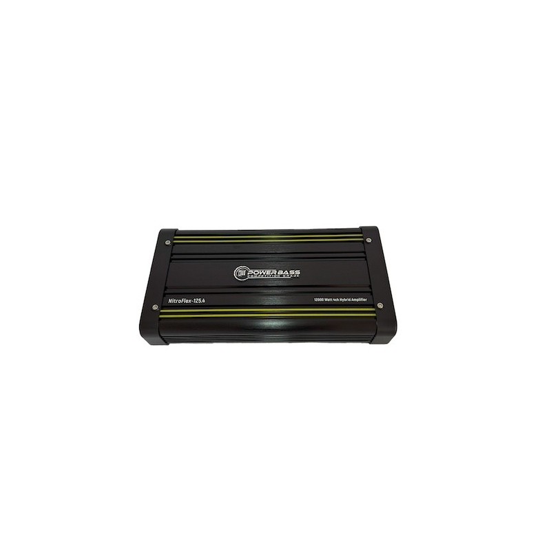 Powerbass Nitroflex 125.4 12000W 4 Channel Hybrid Amplifier