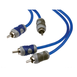 KICKER 46KI44 4ch RCA 4 Metre RCA Interconnect