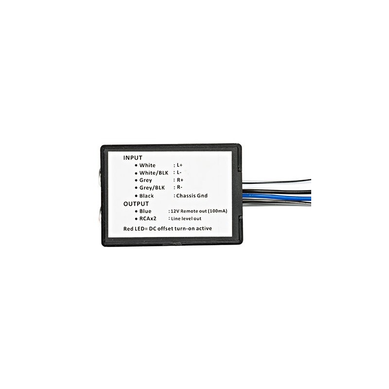 KICKER Stereo Line-Output Converter (with remote turn-on wire) LOC